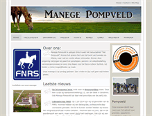 Tablet Screenshot of manegepompveld.nl